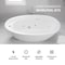 Anzzi Leni 5.9 ft. Jetted Whirlpool Tub with Reversible Drain in White FT-AZ202 - alternate 4